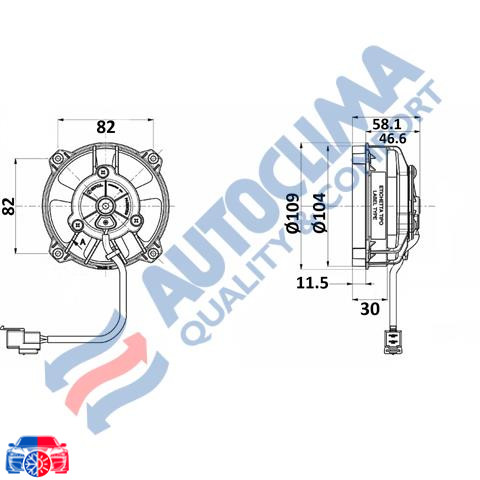 Ventilator Motor Condensator Autoclima