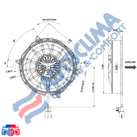 Ventilator Motor Condensator Autoclima VA99-ABL315P/N-101A/SH-30315369