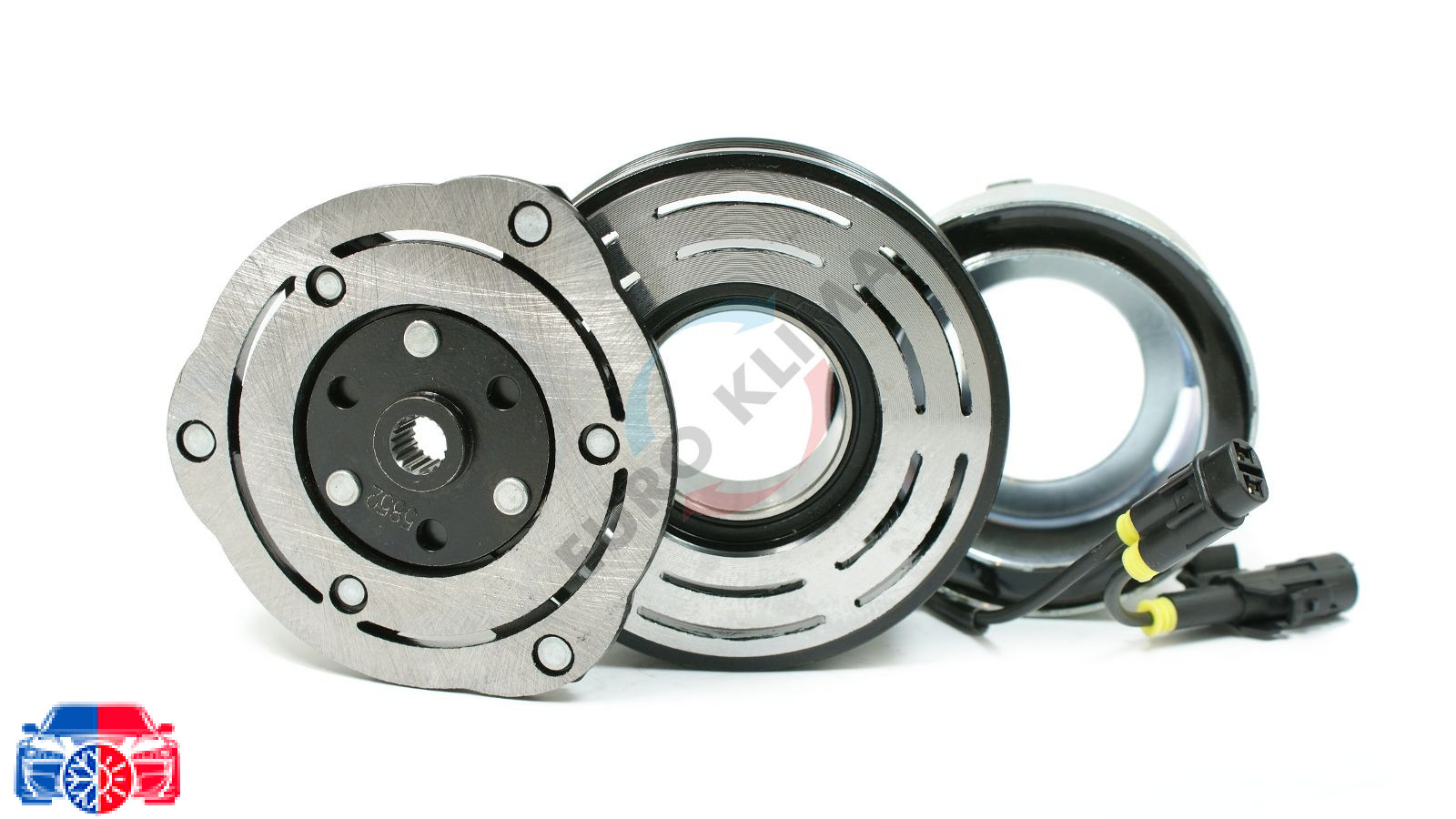 KIT AMBREIAJ COMPRESOR AC MITSHUBISHI/SUZUKI